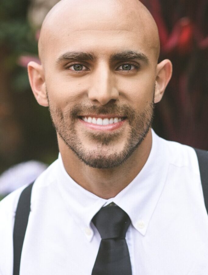 man in white dress shirt